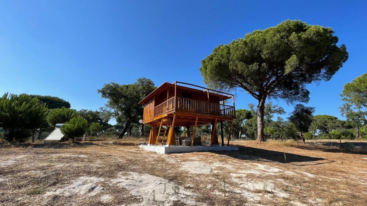 Villa Suspended Wooden House - Monte Da Cortica Águas de Moura Esterno foto