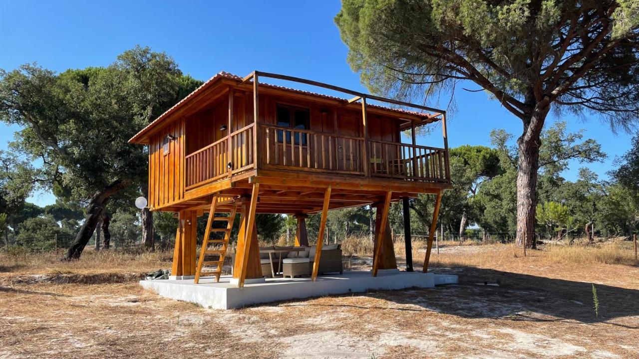 Villa Suspended Wooden House - Monte Da Cortica Águas de Moura Esterno foto